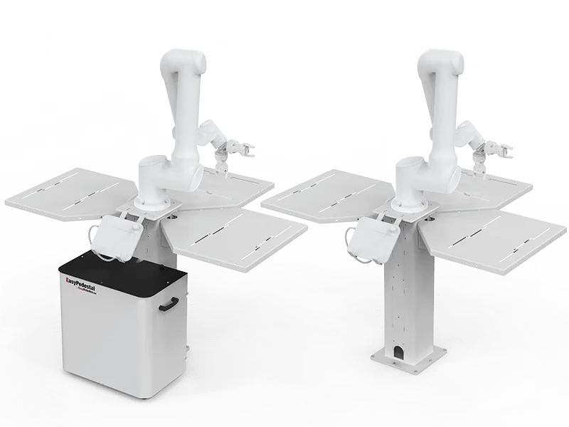 robot workstation pedestal