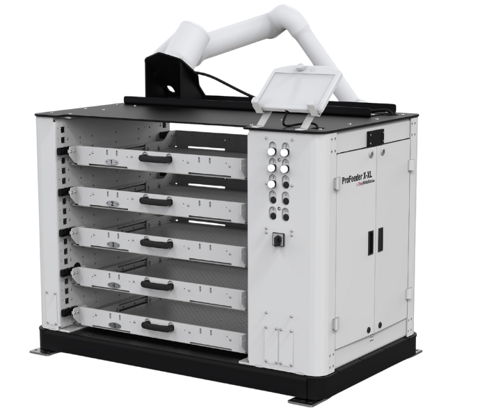robot machine tending cell