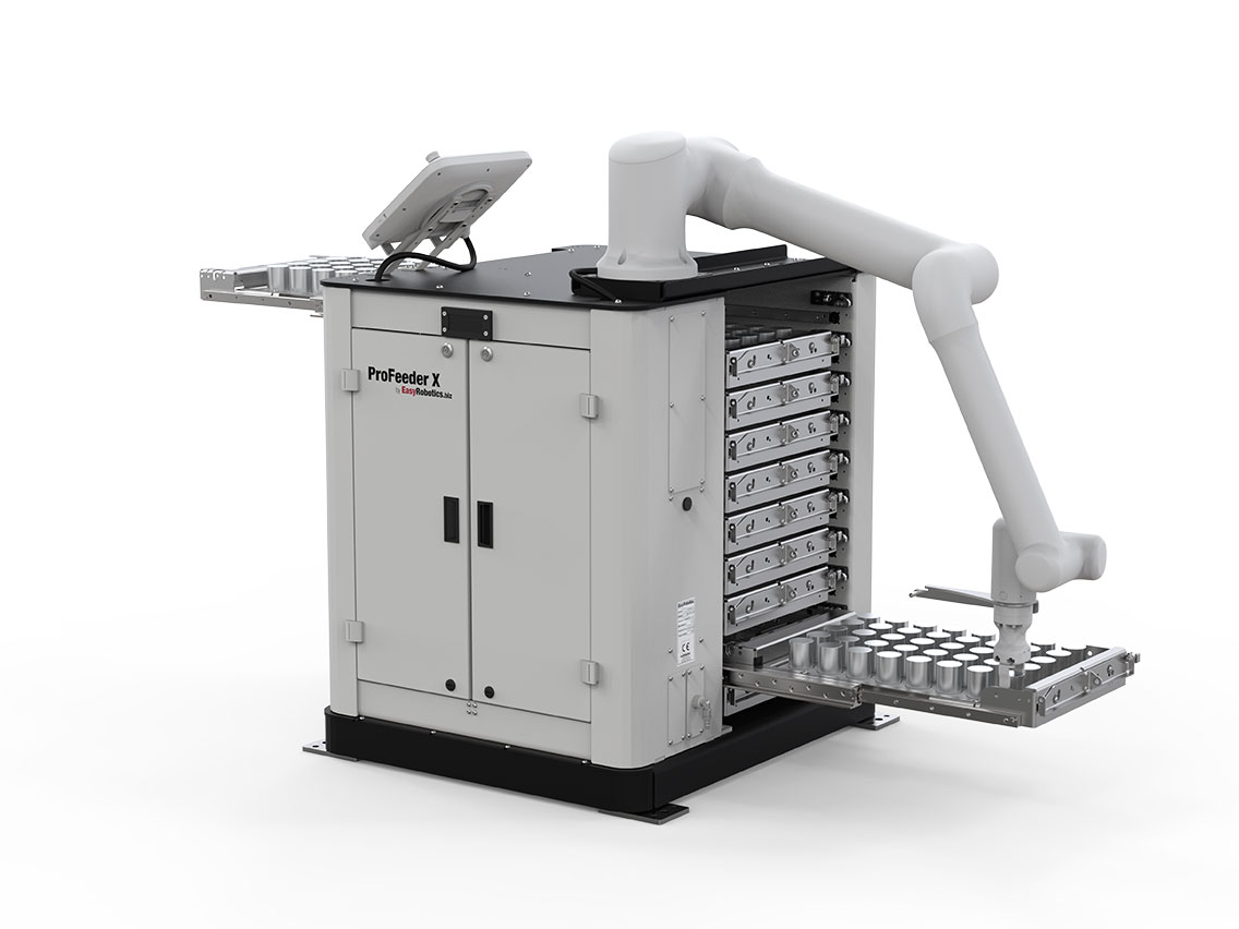 EasyRobotics cobot base with opened tray